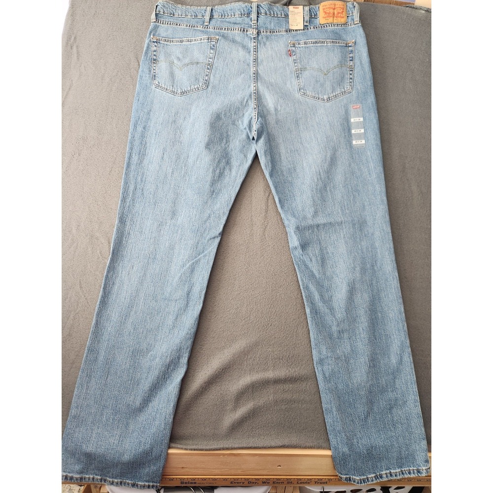 NEW LEVIS 541 Athletic Taper Jeans Stretch All Seasons Big & Tall 46x35 READ - Picture 6 of 16